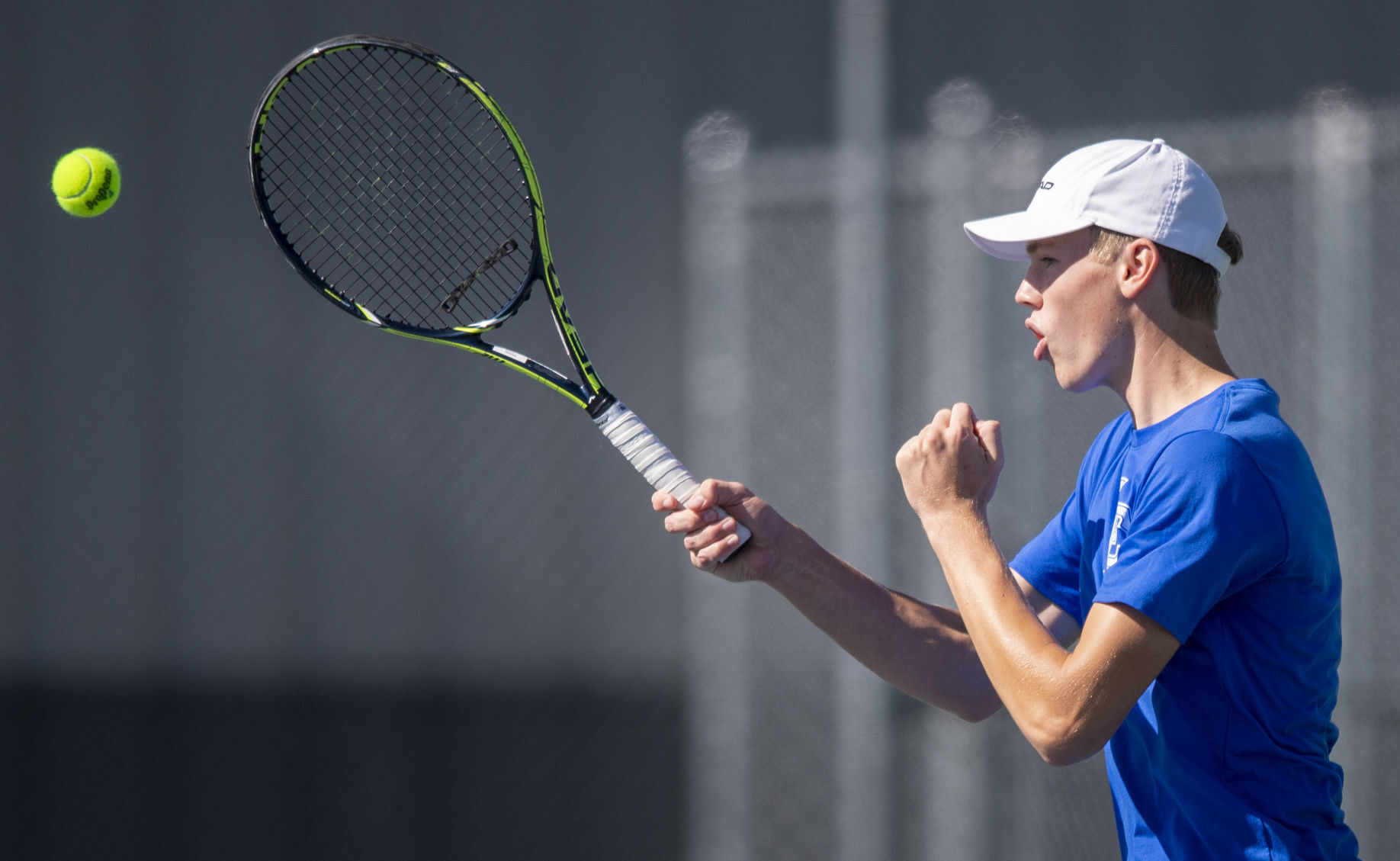 Class B boys state tennis, 10.14